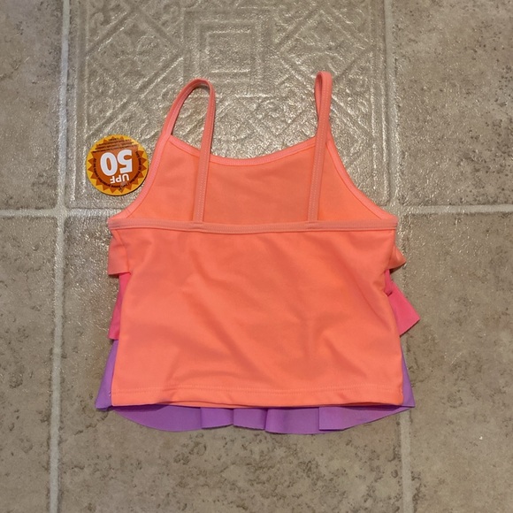 🌻 3/$10 Tiered Ruffle Swim Tankini Top - Picture 2 of 3